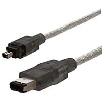 AAA PRODUCTS - Cable FireWire-ILINK-DV-IEEE 1394- funciona con Mac y PC- conector final totalmente moldeado 4 pin - 6…
